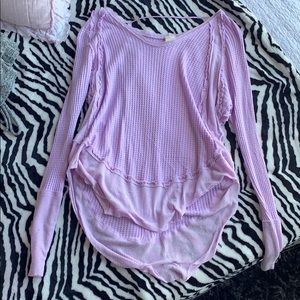 free people purple sweater